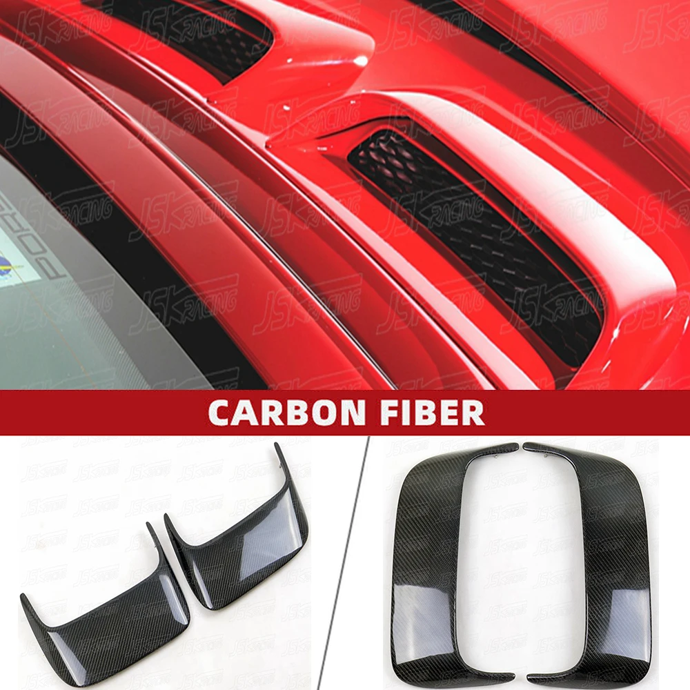 

Carbon Fiber Rear Trunk Scoop For Porsche Carrera 911 997 Gt3 2005-2011