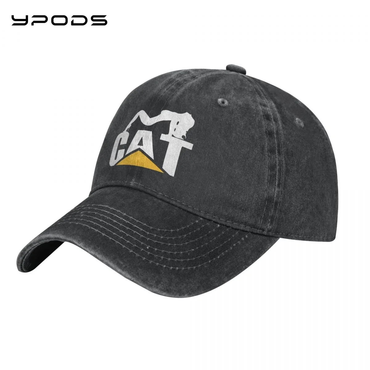 

Cat Jcb Vintage Baseball Cap Washable Cotton Adjustable Cap Hats For Men