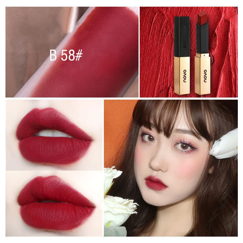 Губная помада матовая бархатная стойкая 5 цветов |