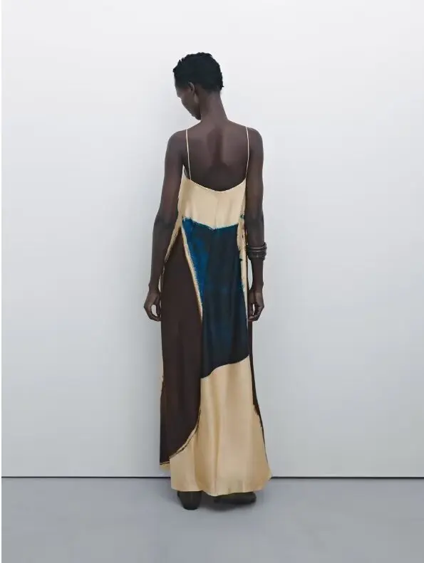 Юбка 2024 осенне-зимний новый продукт женское цельное платье с вырезом дрейфом и