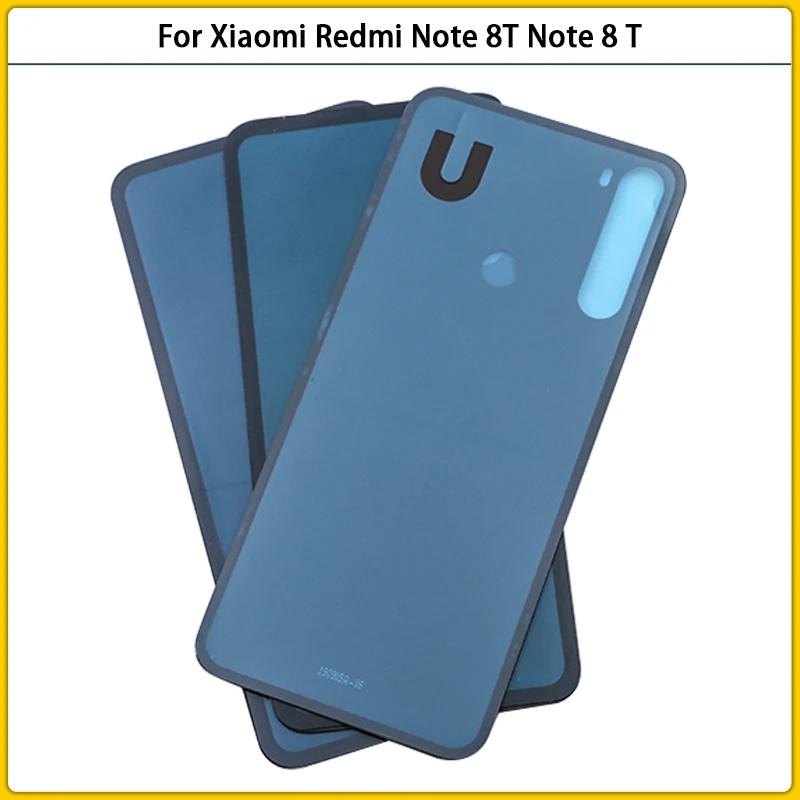Оригинальная задняя крышка батарейного отсека для Xiaomi Redmi Note 8T стеклянная панель