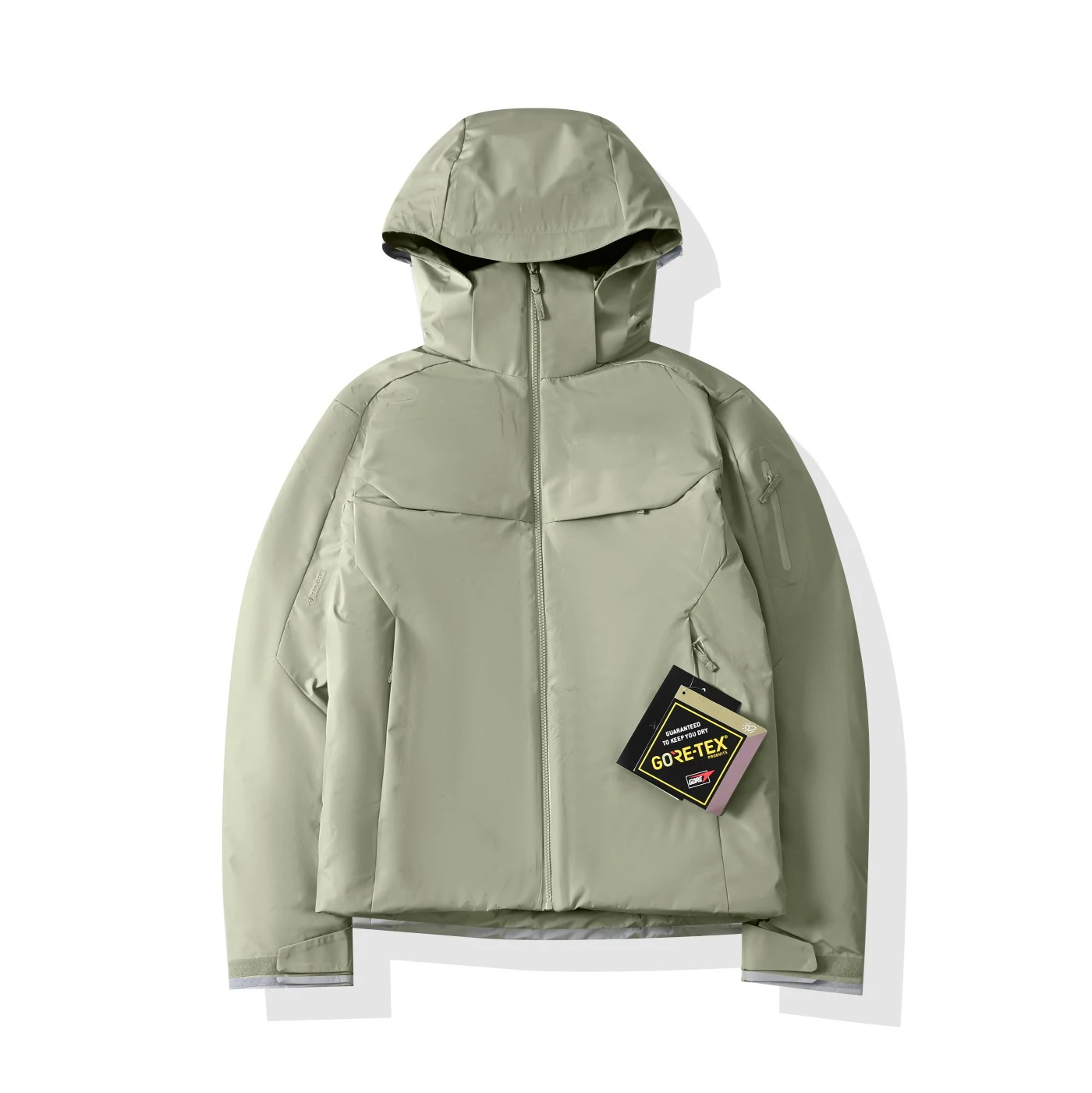 Новинка Зима 2023 Мужская водонепроницаемая пуховая куртка с капюшоном лыжная