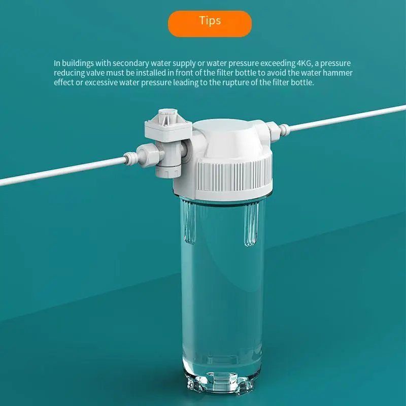 

10-дюймовый предварительный фильтр Φ 304 Корпус фильтра из нержавеющей стали для картриджа