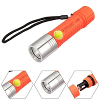 diving flashlight torch t6 led light ipx8 waterproof 50m deep underwater lamp 1600lm camping underwater torch light 3 modes