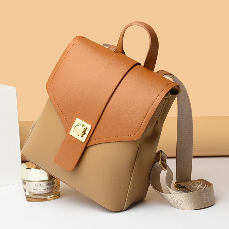 Школьный ранец из искусственной кожи для девочек вместительный дизайнерский