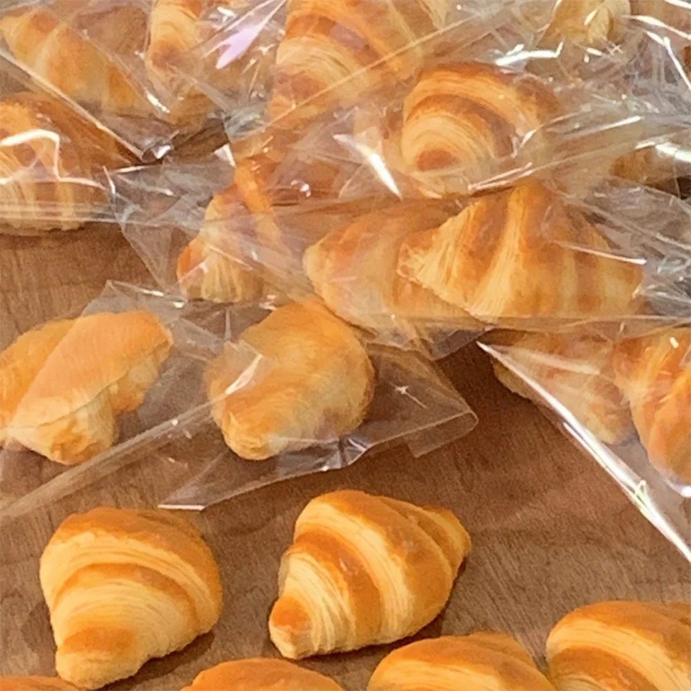 6 шт. милые круассаны домашний декор маленькая модель куклы среднего размера для