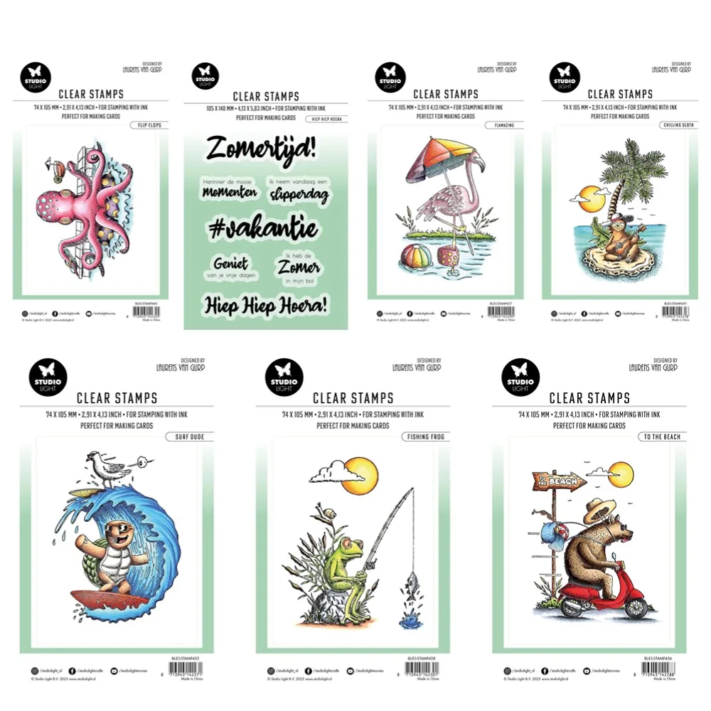 Расходные шлепанцы рыбалка лягушка кокосовое дерево штампы Декор трафарет