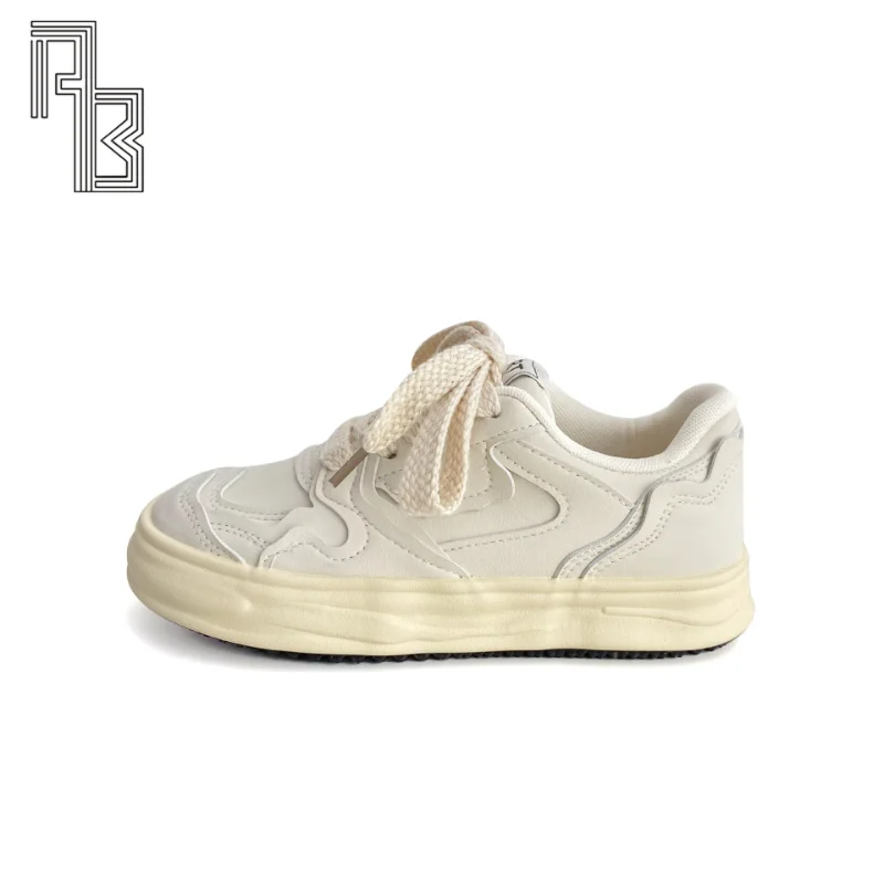 

Женские кроссовки на толстой подошве, Нескользящие, в гонконгском стиле