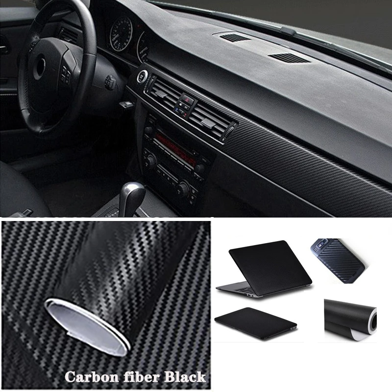 

127*30cm Car Carbon Fiber Film 3D Carbon Fiber Vinyl DIY Wrapping Paper Roll Film Waterproof Car Sticker Car Styling Accessories