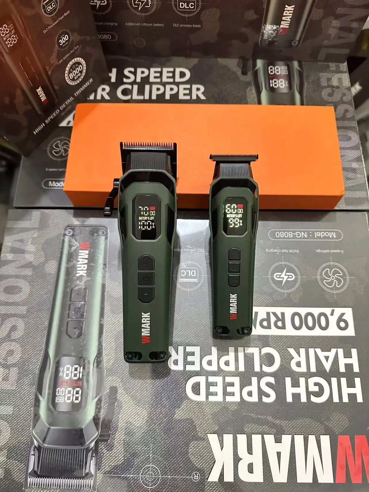 Новые мужские машинки для стрижки волос NG-8080 8280 WMARK можно регулировать до 9000