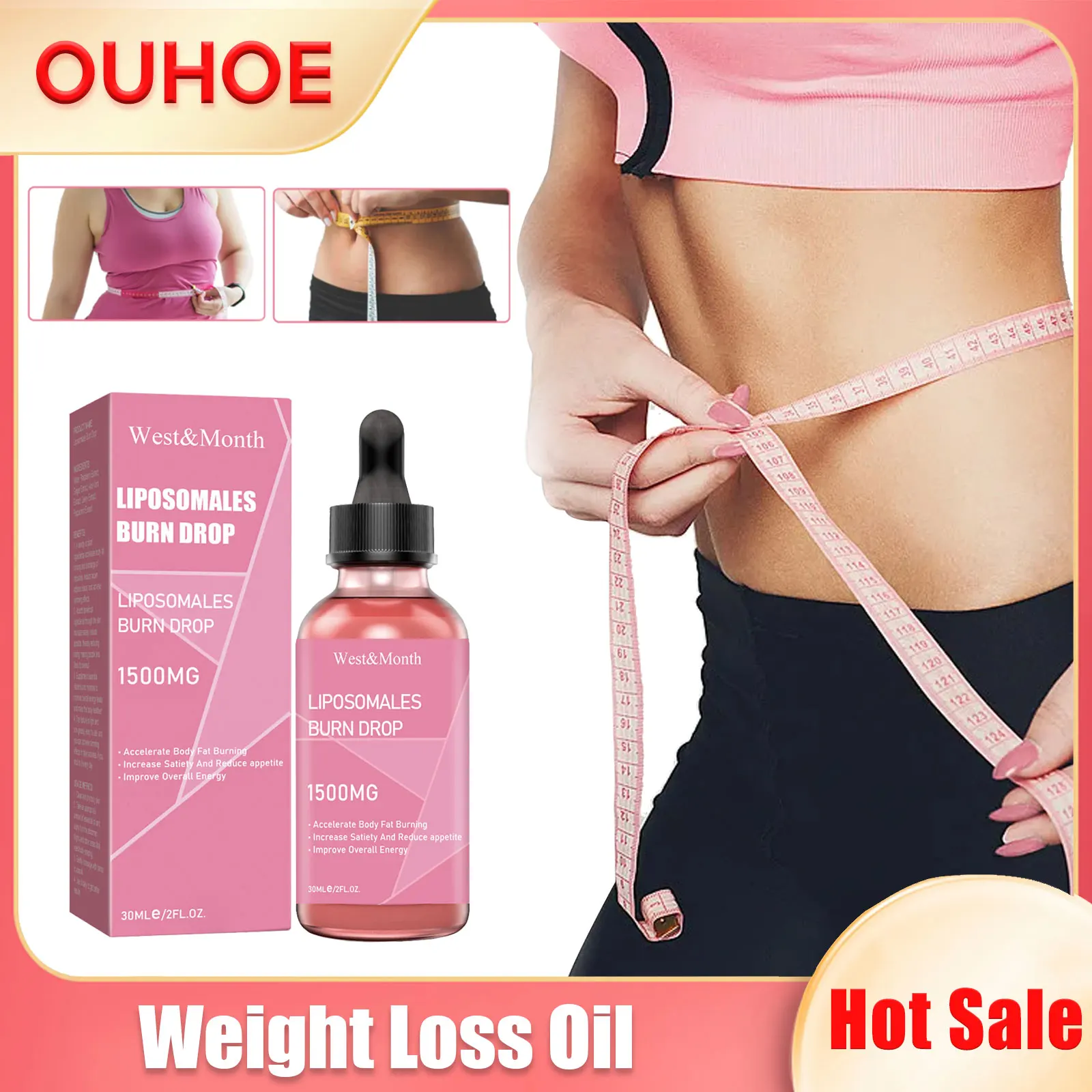 

Weight Loss Essential Oil Fat Burner Anti Cellulite Thin Arm Leg Waist Belly Body Shaping Tightening Dissolve Fat Slimming Drops