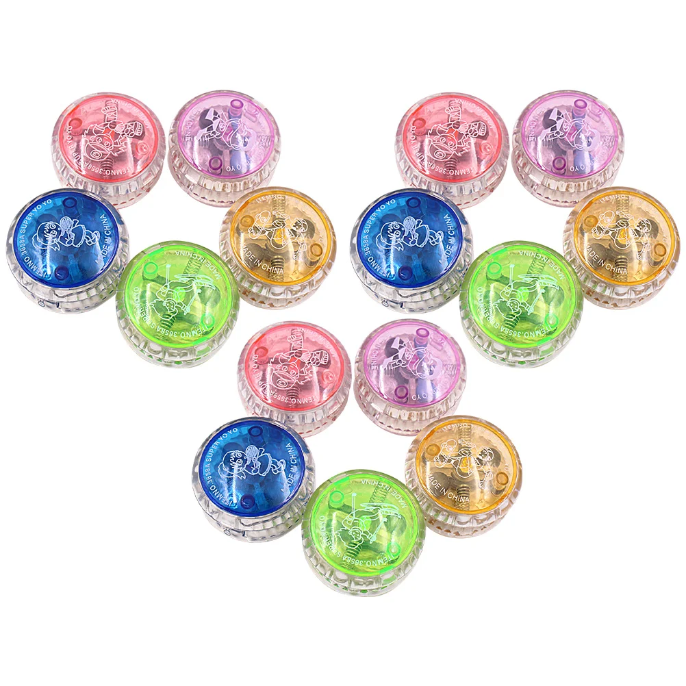 

15 Pcs Yo-yo Balls Funny Toys Kid Kids Fingertip LED Lights Puzzle Plaything Educational Yoyo