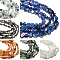 6 8mm wholesale natural stone aquamarine moonstone irregular shape spacer loose beads diy necklace bracelets jewelry charms