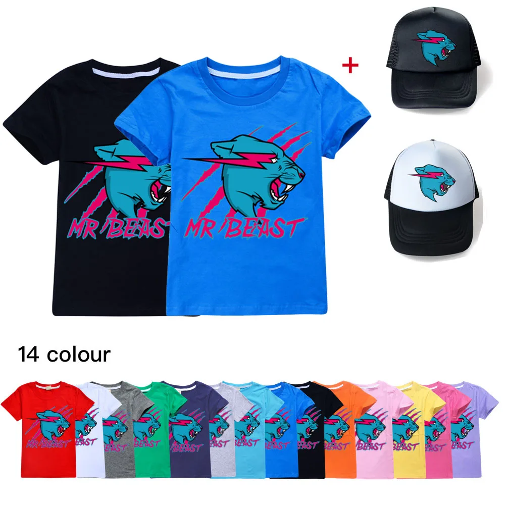 

Детская футболка с коротким рукавом и шапкой, в стиле унисекс