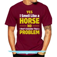 hot sale fashion high quality personality smell like a horse funny gift for horse lover riding women t shirt