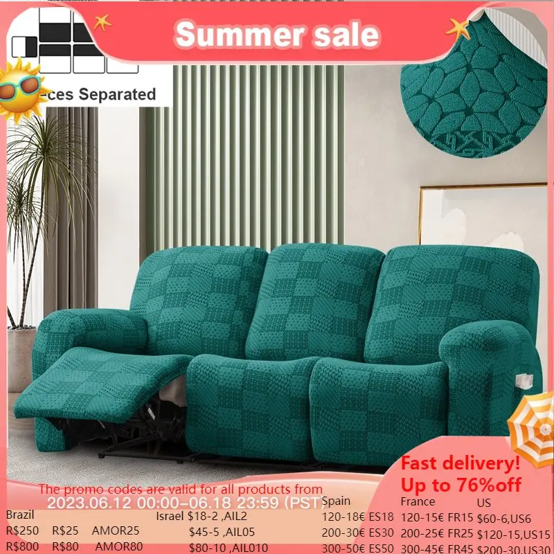 

1 3-Х Местный эластичный чехол для кресла с откидывающейся спинкой для гостиной жаккардовые чехлы для кресла для ленивых мальчиков нескользящий чехол для кресла чехол для дивана