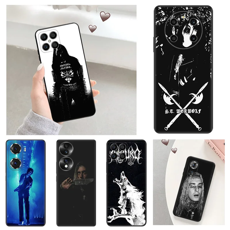 Для Honor 90 70 X9A X8 5G 8X X7 X6 X8A Magic 5 4 20 Lite 20i Pro ghosteгрин матовый мягкий чехол для телефона