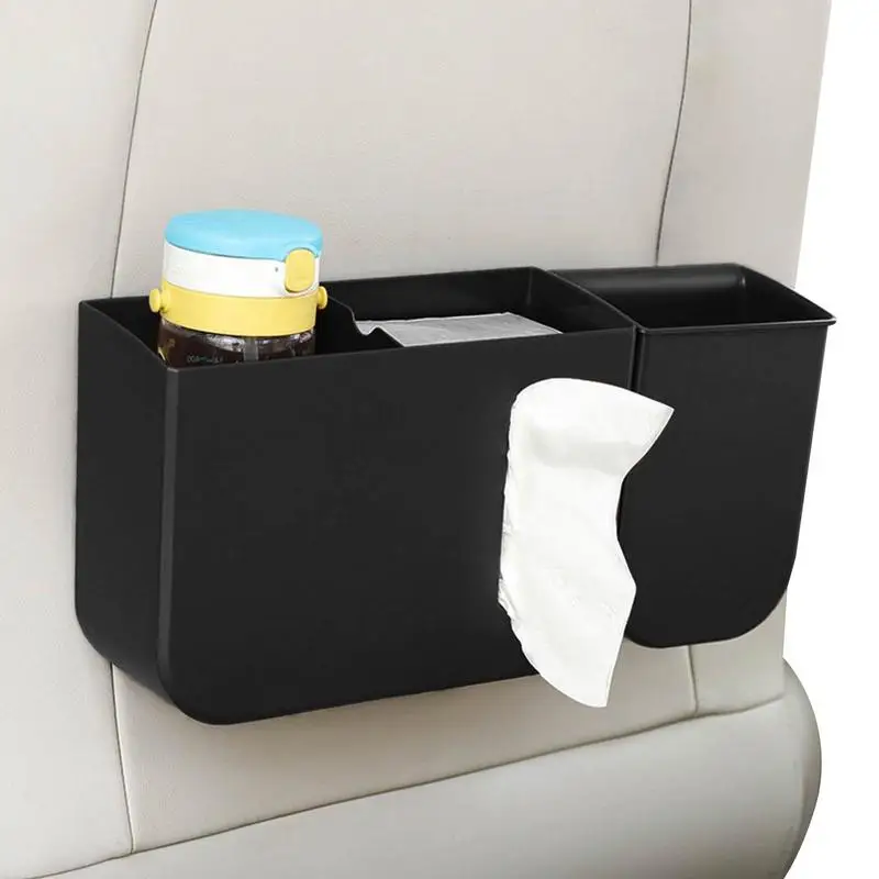 

Многофункциональная автомобильная корзина для мусора, водонепроницаемый двухв-1 бак для хранения, легкая в установке, для машины