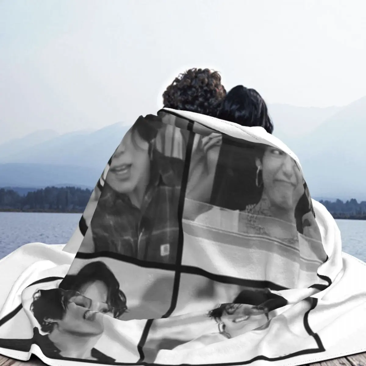 Taekook Ультрамягкое одеяло из микрофлиса