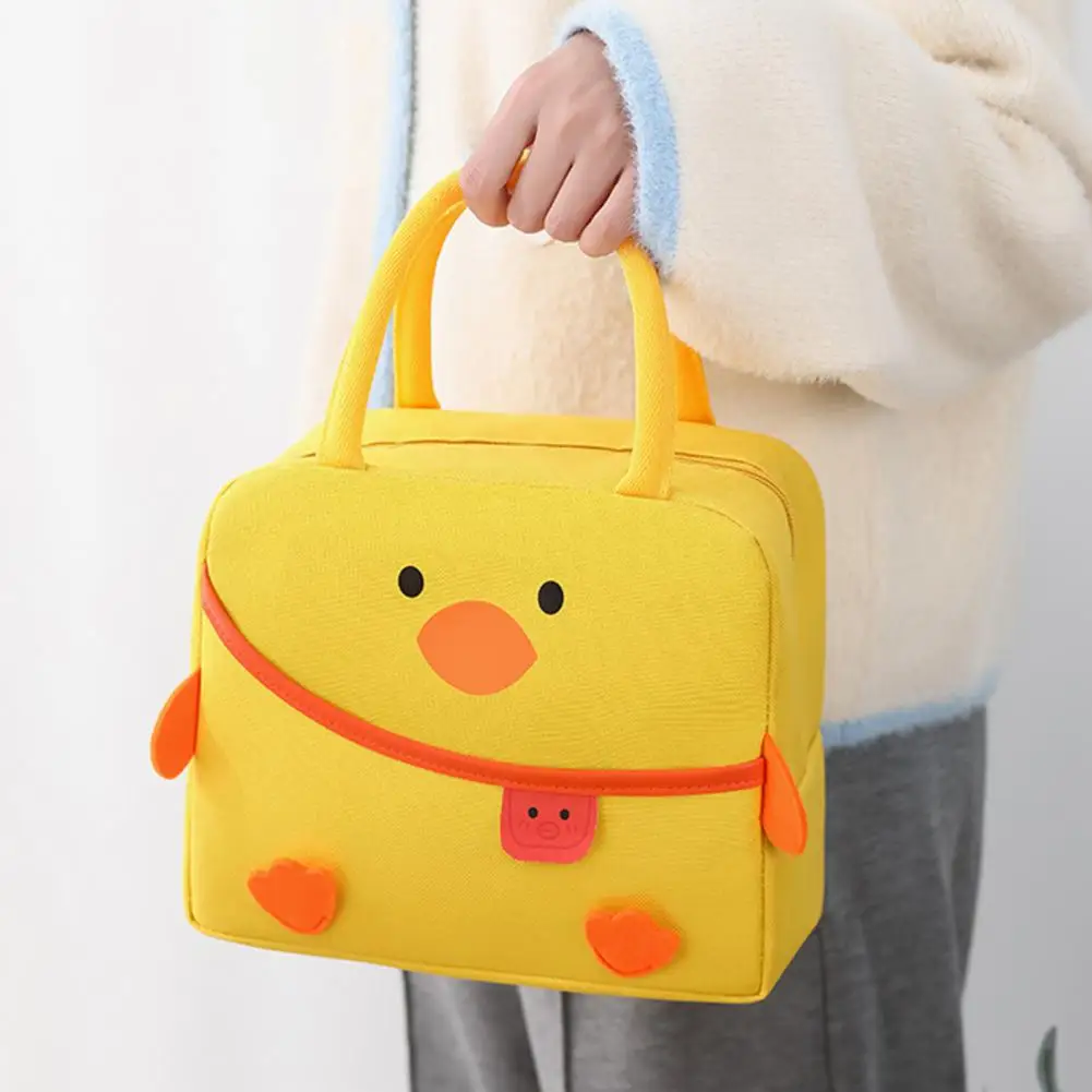 

Freshness-preserving Lunch Bag Insulated Cartoon Bento Bag Reusable Lunch Storage for Home Office Work Travel
