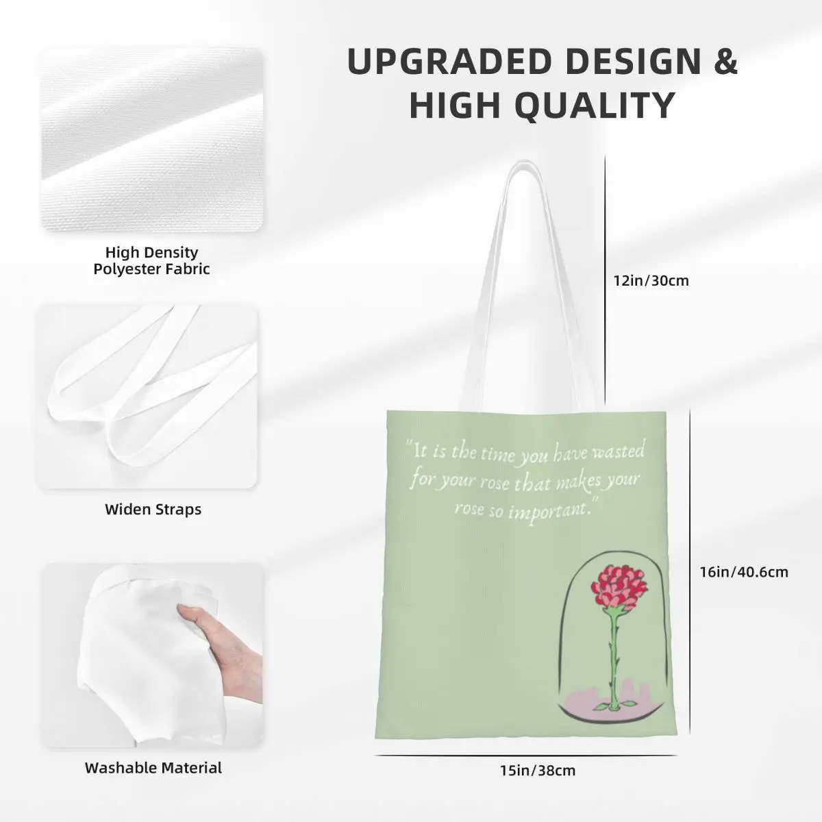 Маленькие сумки-тоуты Le Prince Женская Холщовая Сумка Студенческая сумка через