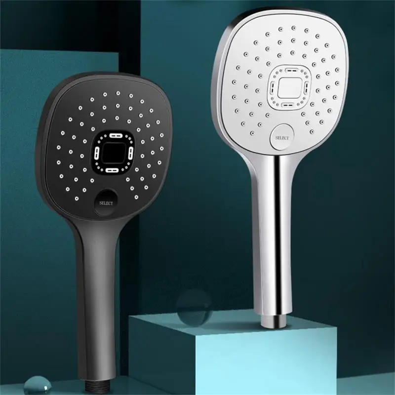 

Water Saving Showerhead Portable Rainfall Sprayer Spray Nozzle High Pressure Bath Head Bathroom Products Hand Shower Head