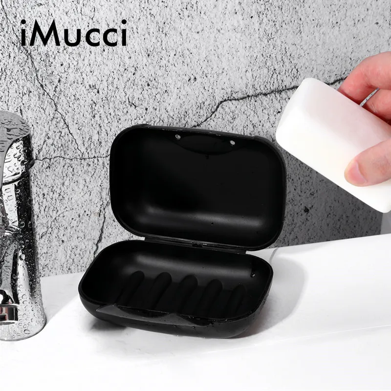 

Портативный дорожный футляр для мыла iMucci, водонепроницаемый герметичный стильный компактный удобный в переноске герметичный футляр для хр...