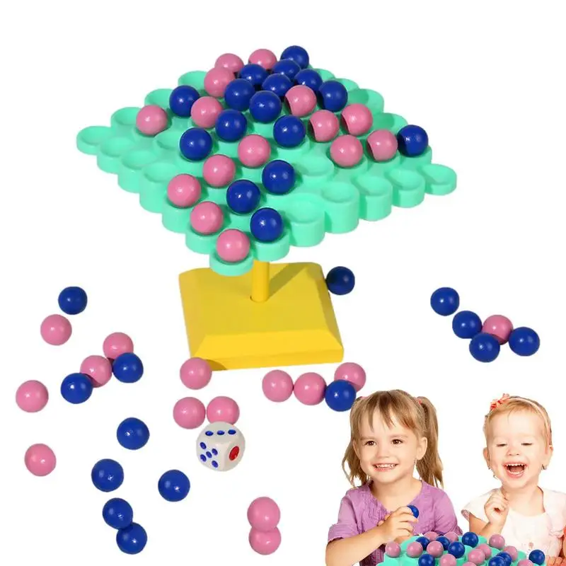 

Balance Tree Toy Ball Cliping Building Game Toys Interactive Learning STEM Balance Tray For Hand Eye Coordination Birthday Gifts