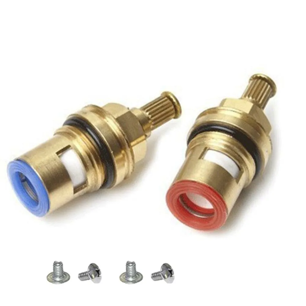 

Faucet Cartridge 1/2" 20 Teeth Universal Replacement Tap Valves Brass Ceramic Cartridge Inner Faucet Valve For Bathroom Kitchen