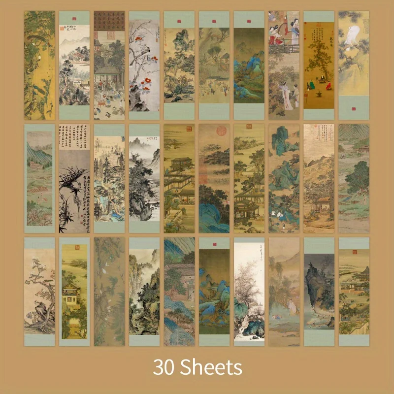 

Закладки для книг в китайском стиле, 30 шт.