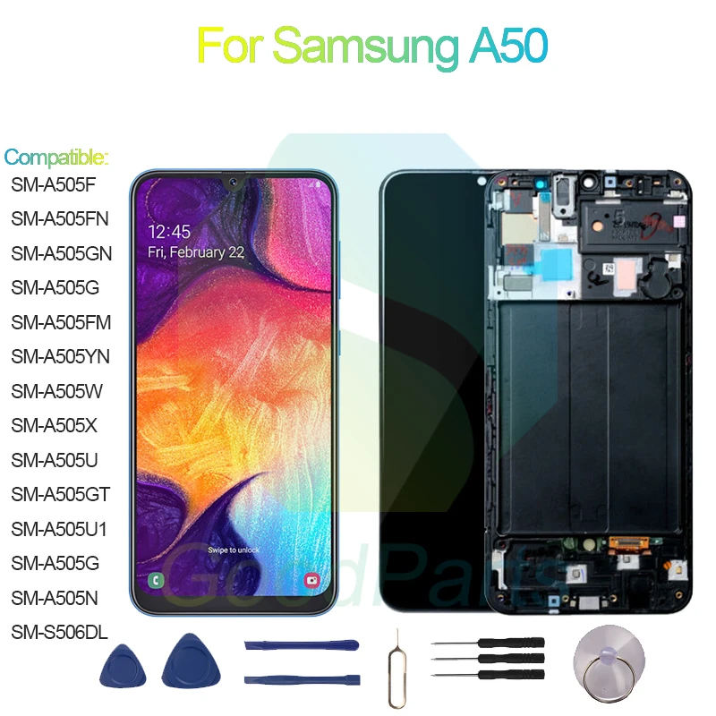 Сменный сенсорный ЖК-экран для Samsung A50 2340*1080 SM-A505F/FN/GN/G/FM/YN/W/X/U/GT/U1/G/N
