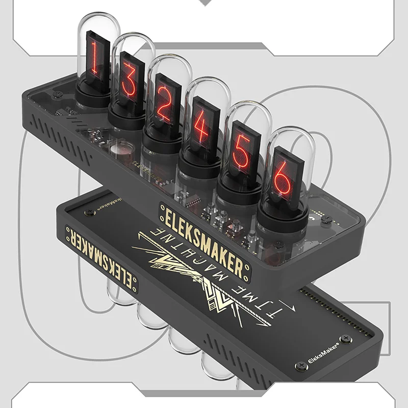 EleksMaker EleksTube IPS 6-битный IPS Ретро светящийся аналоговый Nixie Tube elekstube часы
