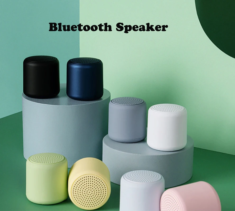 

Беспроводной креативный Bluetooth-динамик Macaron для спорта на открытом воздухе, мини портативный сабвуфер, коллекция, маленький динамик