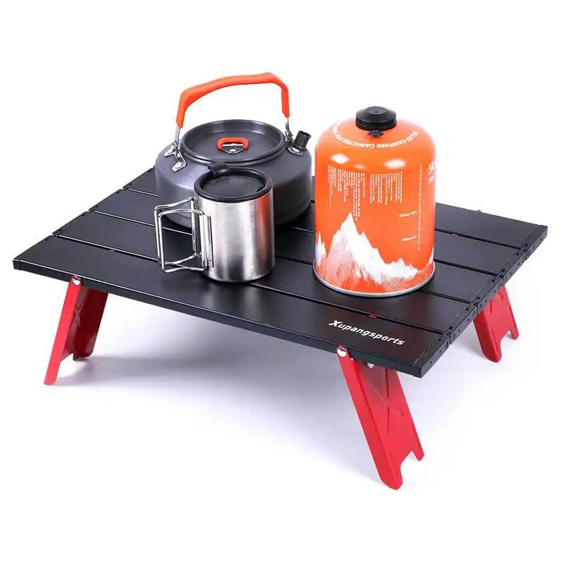 

2Ultralight Portable Folding Camping Table Foldable Aluminum Alloy Outdoor Dinner Desk Furniture mini Picnic BBQ Tours Tableware