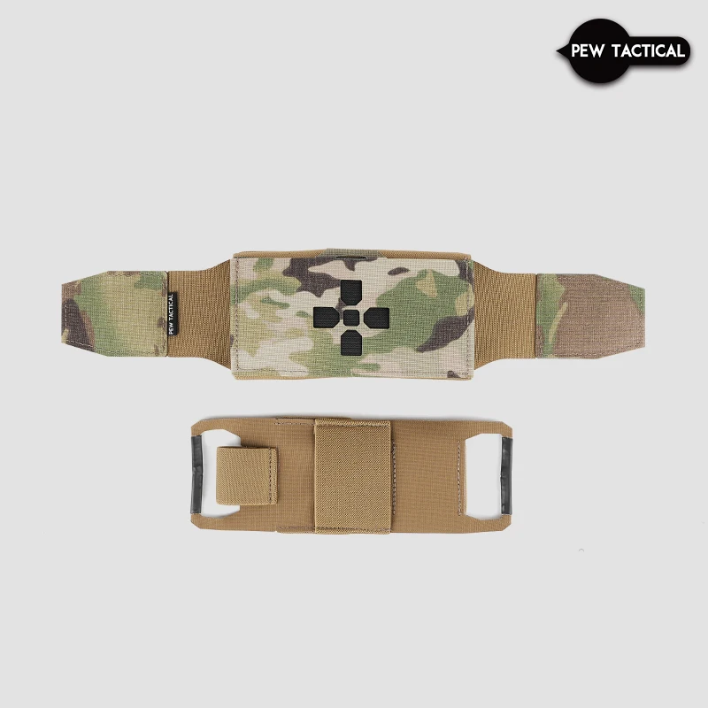 Фото PEW TACTICAL HSP Style Meical Pouch ITRK Quick Release Medical Kit Сумка для травм для ремня №4