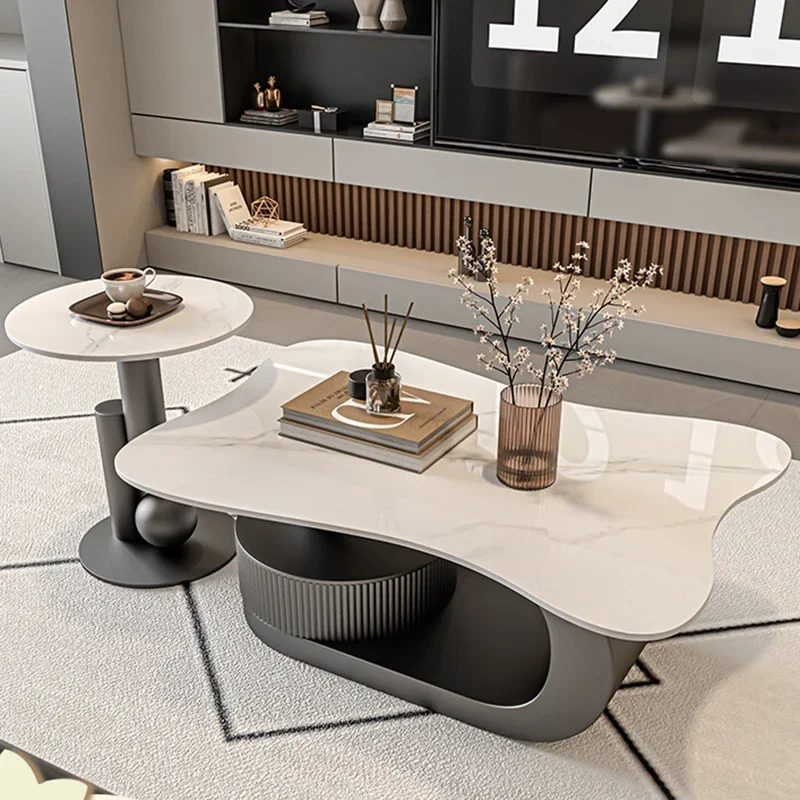 Прозрачный журнальный столик для спальни гостиной эстетический уникальный