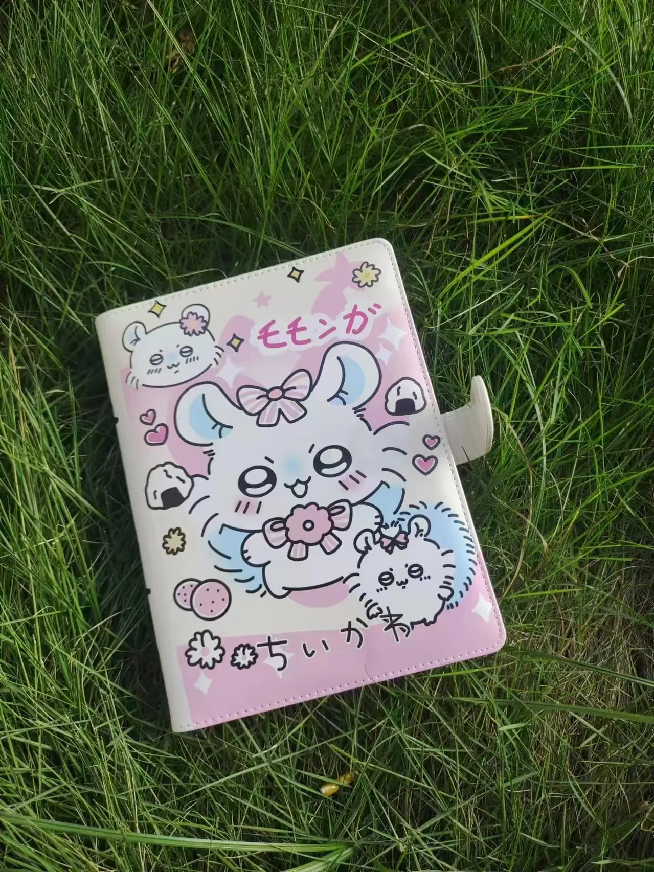 Милая анимационная книга Chiikawa Momonga モン вместе для карт из искусственной кожи