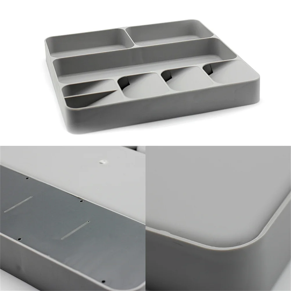 

Cutlery Storage Tray Knife Holder Tableware Organizer Spoon Fork Storage Box Plastic Container For Kitchen