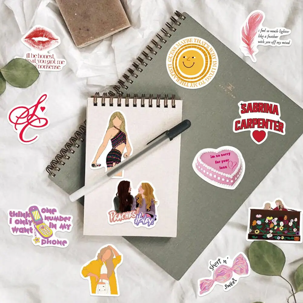 10/50 шт. декоративные наклейки для телефона ноутбука чемодана гитары