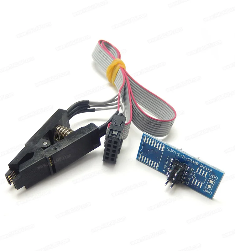 Фото Программатор RT809H EMMC NAND FLASH универсальный USB-программатор + 12 адаптеров с кабелем ISP №3