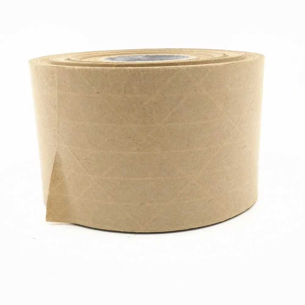 

Fiber line Wet water kraft paper Waterborne Kraft sealing tape 45M