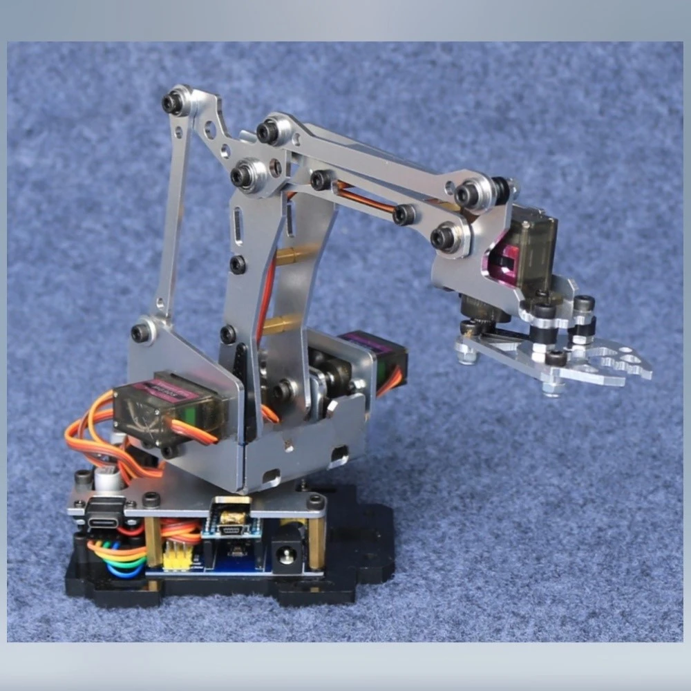 MeArm 4 DOF Robot Arm с MG90S металлическим сервоприводом для Arduino робототехники ручной