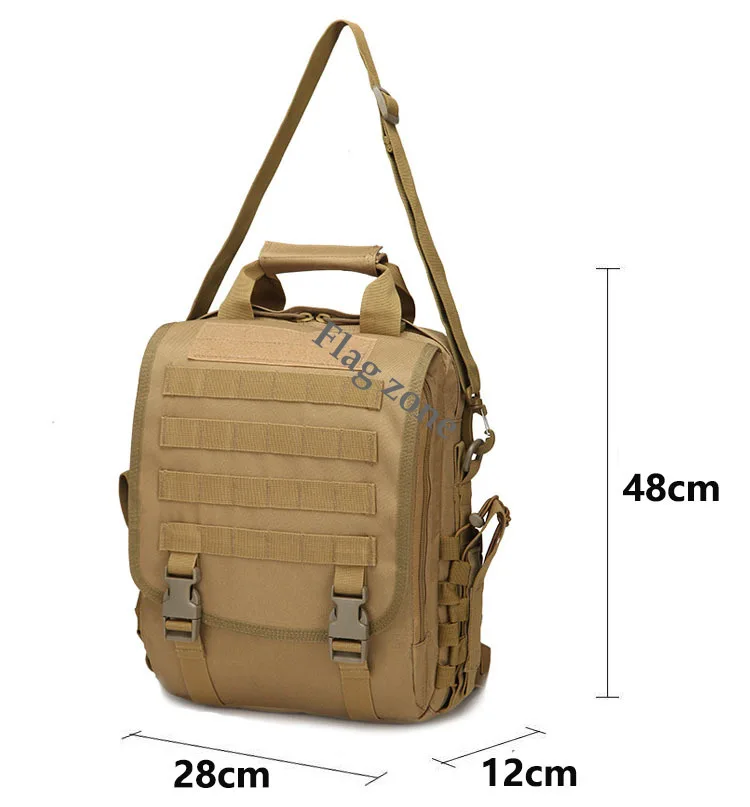 Tactical Military Outdoor 14'' Laptop Backpack Men's Molle Hunting Waterproof Hiking Camping Tablet Shoulder Travel Bottle Bag |