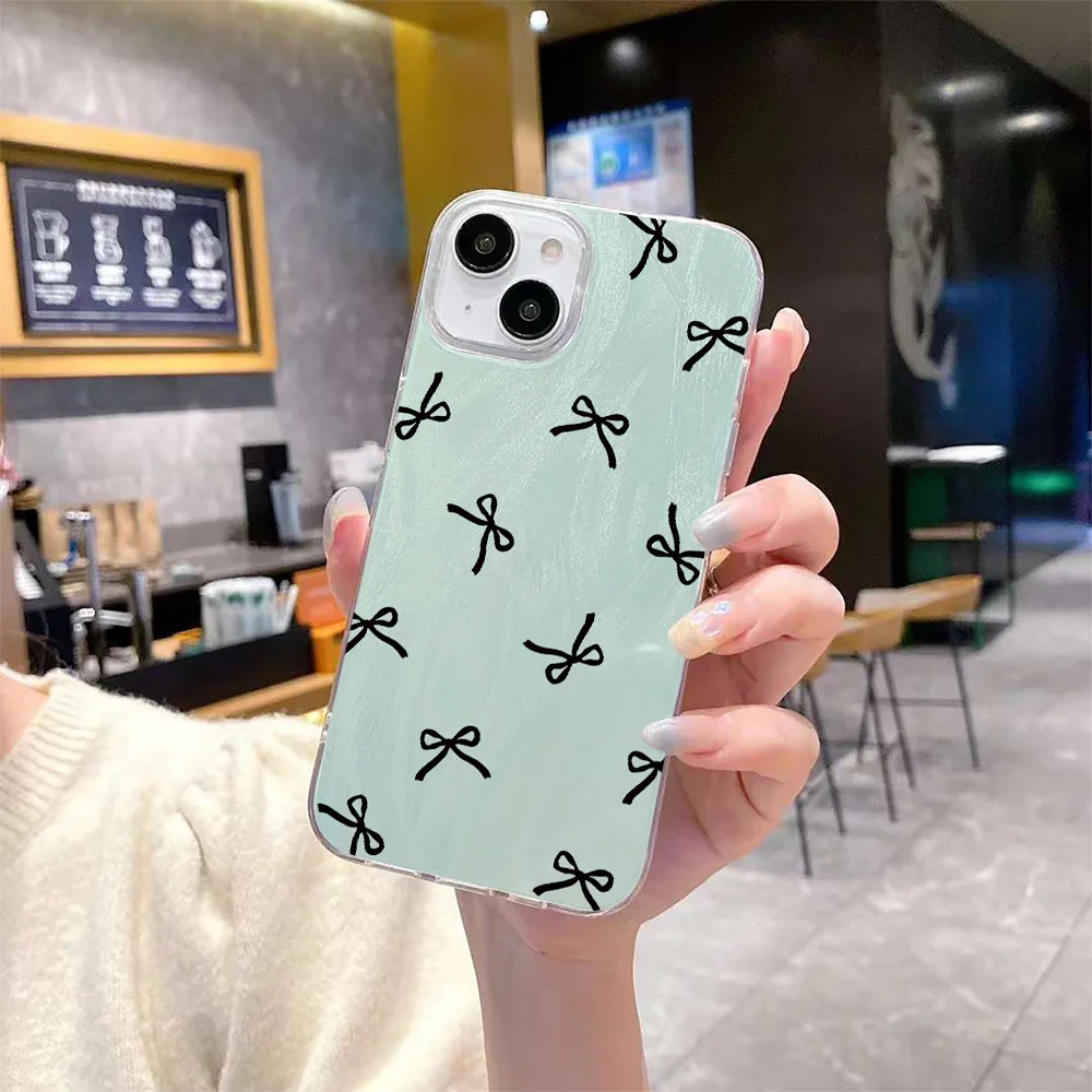 Цветной чехол для телефона с бантом и перьями Honor Magic 4 5 6 200 Lite X5 Plus X6 X6S X7 X8 4G X9 X6A X7A X8A