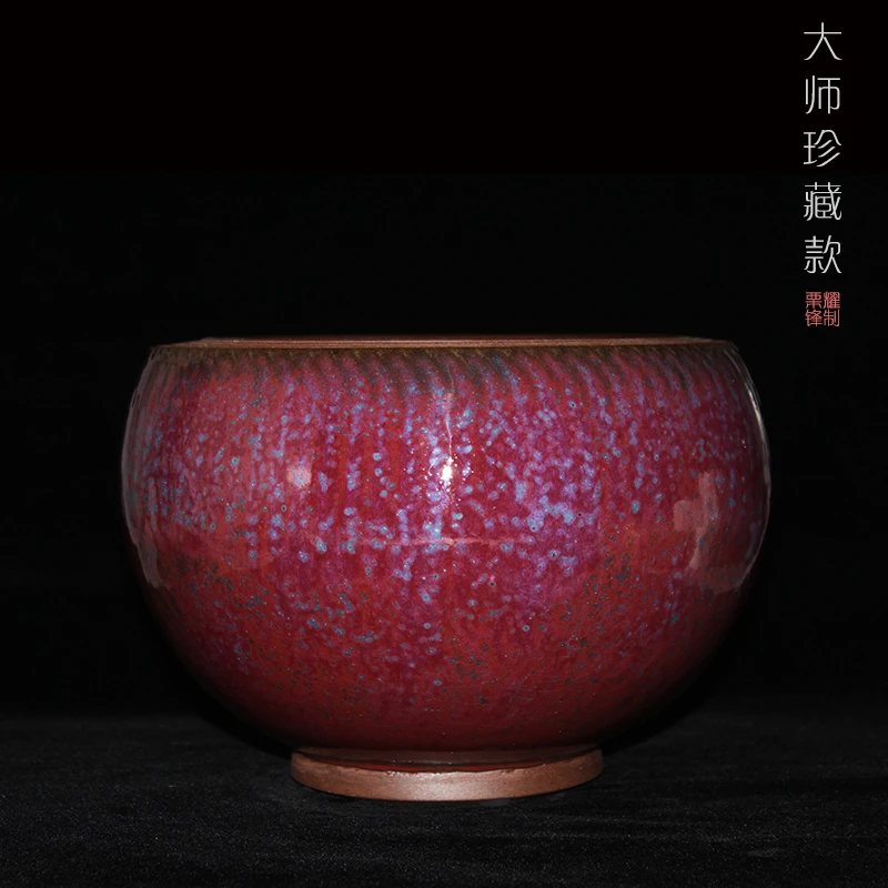 

Классическая коллекция Цзян фарфор провинция мастер Вэнь хоньюань ваза ручной работы цилиндр керамика китайское домашнее украшение Kil