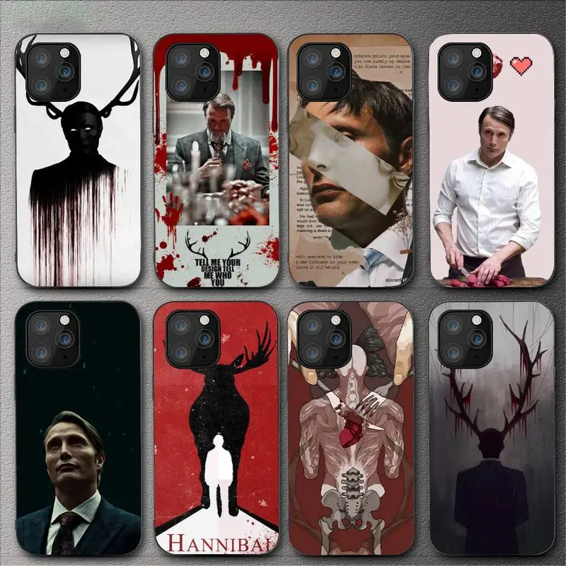 Graham hannibal mads mikkelsen Art Phone Case For iPhone 11 12 Mini 13 14 Pro XS Max X 8 7 6s Plus 5 SE XR Shell