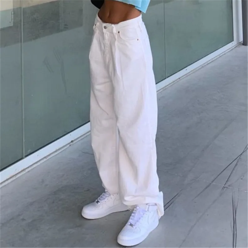

Pants Women's Spring 2023 Solid Color High Waist Loose Straight Woven Trousers Streetwear Women Y2k Pants Pantalones