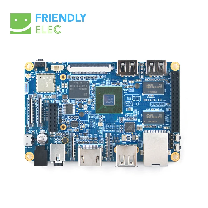 NanoPC-T3 Plus Карточный компьютер промышленного класса S5P6818 Макетная плата 2 ГБ