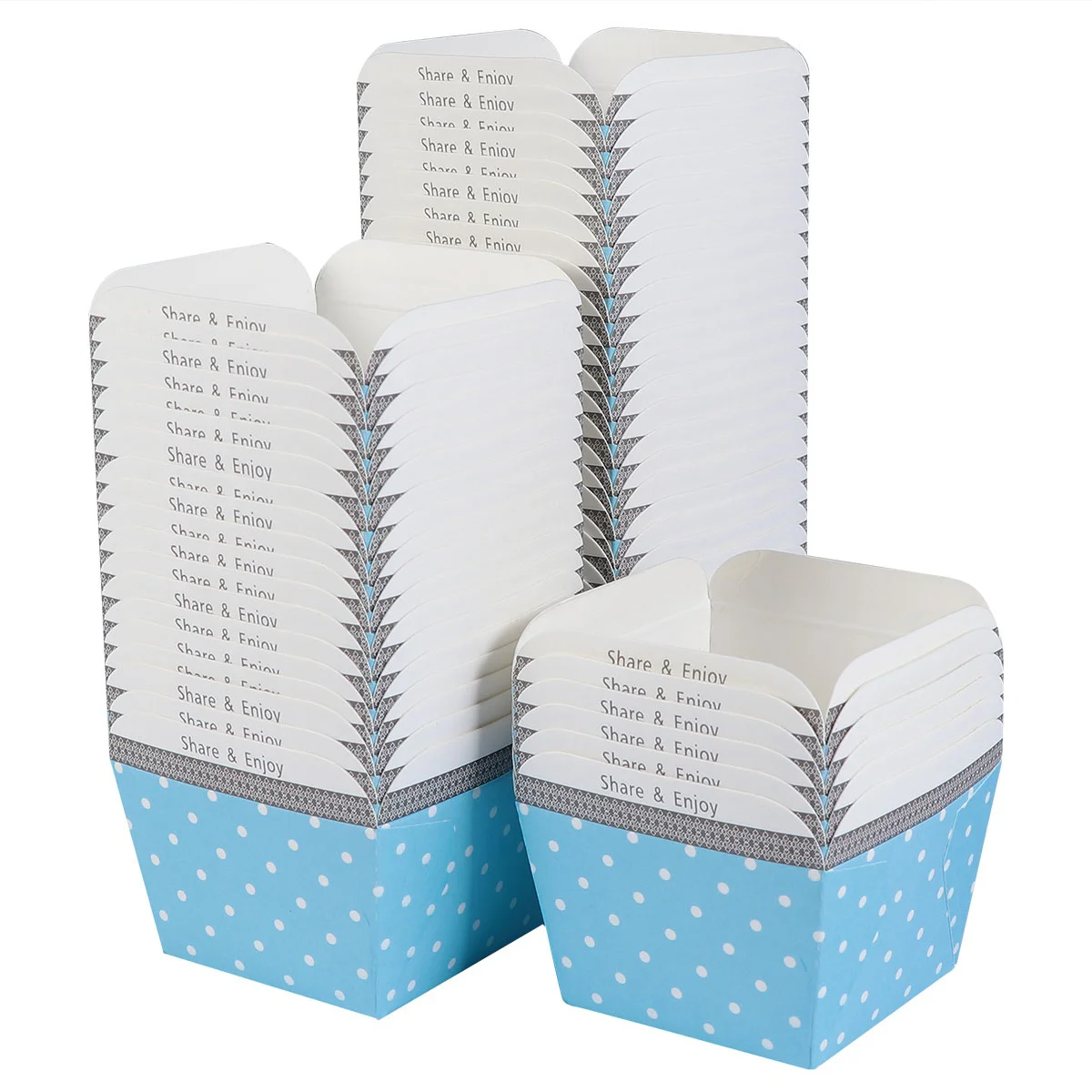 

100 Pcs Mini Cake Boxes Paper Muffin Mold Disposable Baking Pan Cake Baking Cups Cake Warpping Cup Paper Cake Carrier