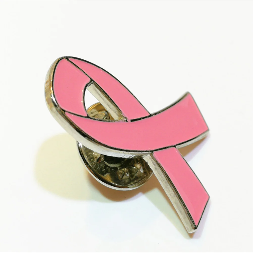 

Pin Breast Ribbon Brooch Badge Lapel Awareness Breastpin Hope Women Brooches Enamel Gifts Patient Fundraising Survivor